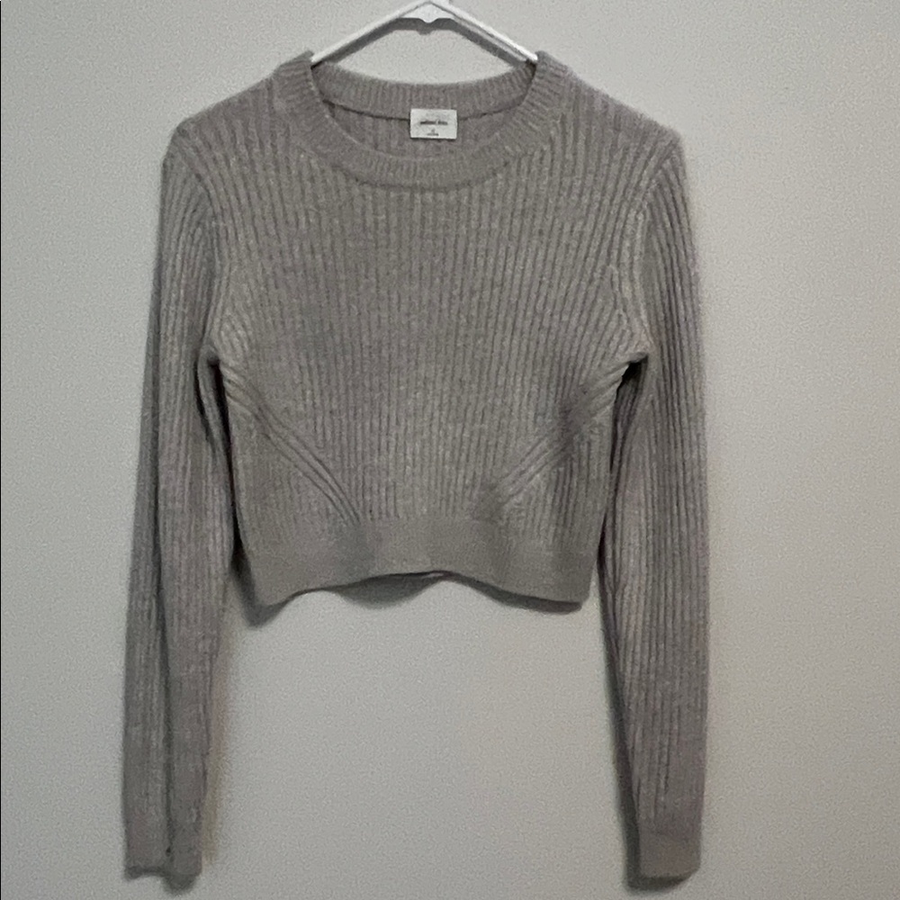 Wilfred Free Light Gray Knit Sweater